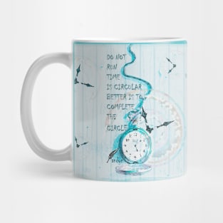 CIRCULAR TIME TURQUOISE Mug